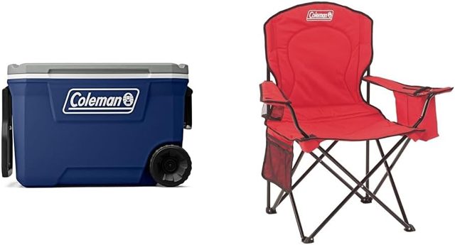 Coleman Camping Chair with Cooler