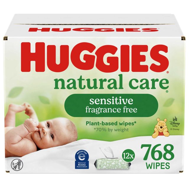 Huggies Natural Care Wipes (12-Pack)