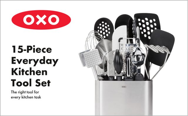 OXO Good Grips 15-Piece Utensil Set