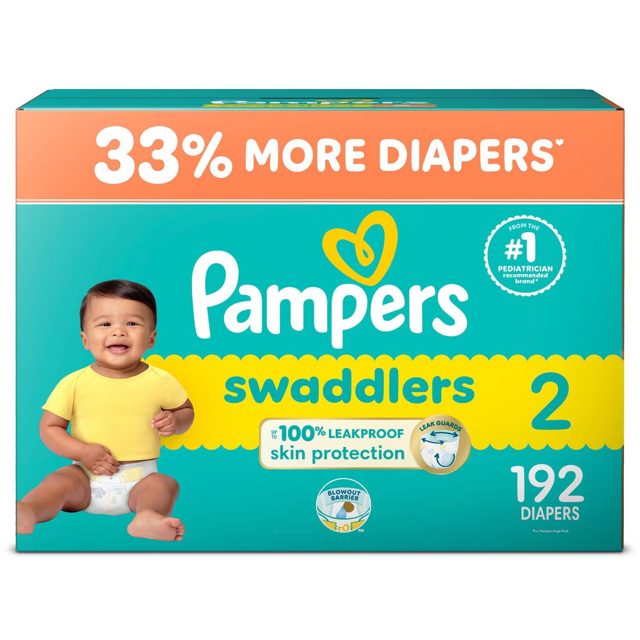 Pampers Swaddlers Diapers (Box)